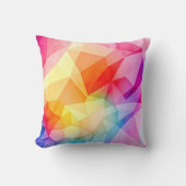 Coussin Vibrant Geometric Abstract (Recto)