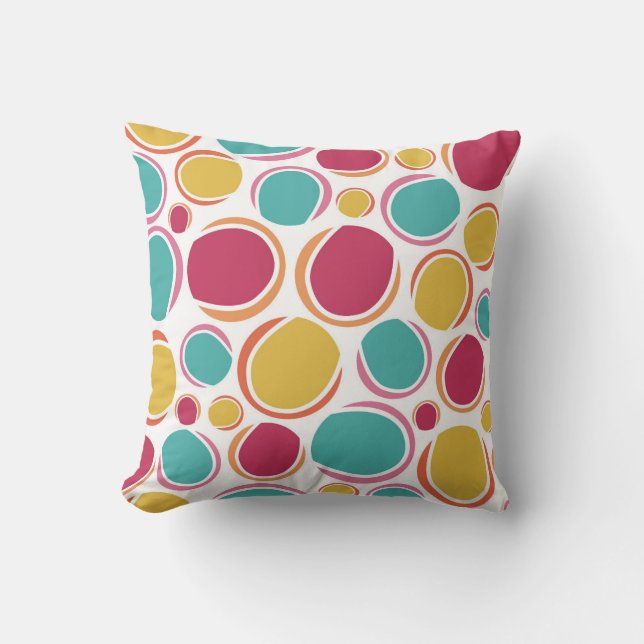 Coussin Vibrant Motif de balle joueuse (Recto)