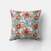 Coussin Vibrant Vintage broderie Motif (Verso)