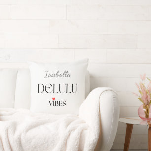 Coussin Vibrations délirantes, Cadeau de citation esthétiq