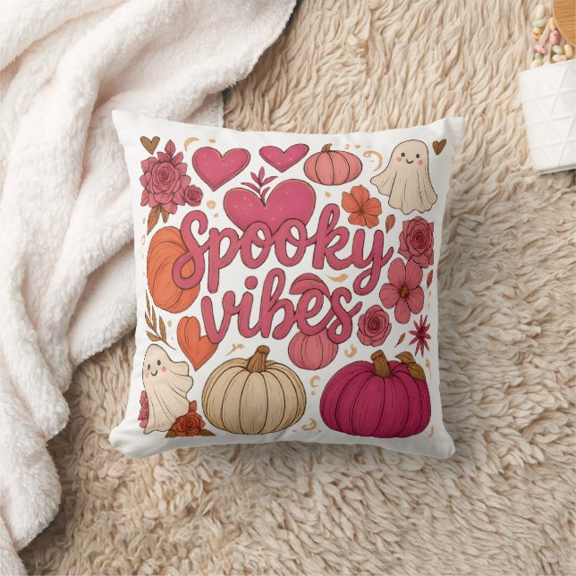 Coussin Vibrations Effrayantes - Halloween  (Couverture)