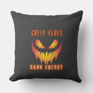 Coussin Vibrations Flippantes Énergie Sombre _ Mode Street