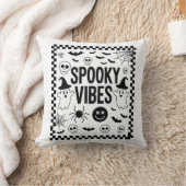 Coussin Vibrations Sombres Rétro Halloween (Couverture)