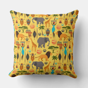 Coussin Vie africaine