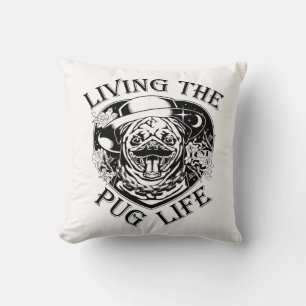 Coussin Vie amusante La vie de Carlin Vintage