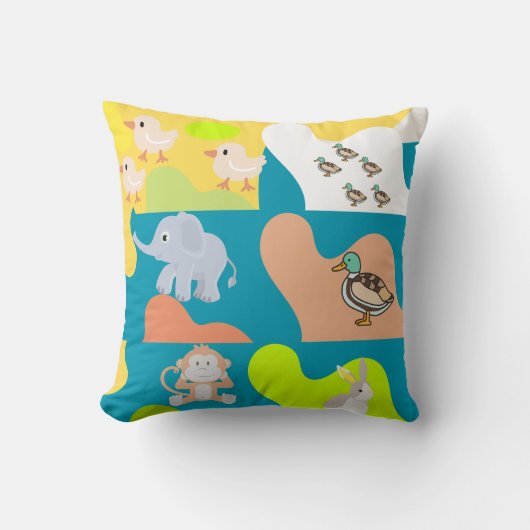 Coussin Vie sauvage (Recto)