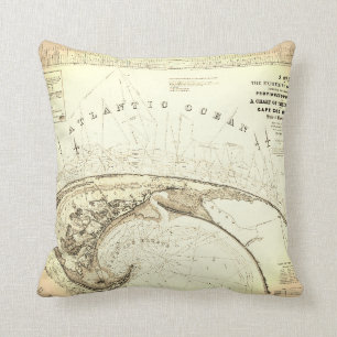 Coussin Vieille (1833) cartes de Provincetown Truro