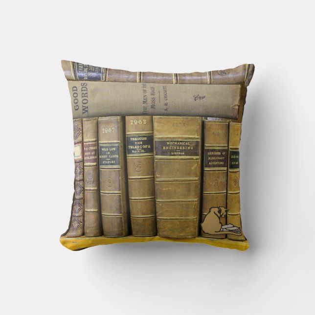 Coussin Vieille collection de livres écossaise de (Recto)