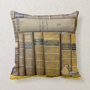 Coussin Vieille collection de livres écossaise de