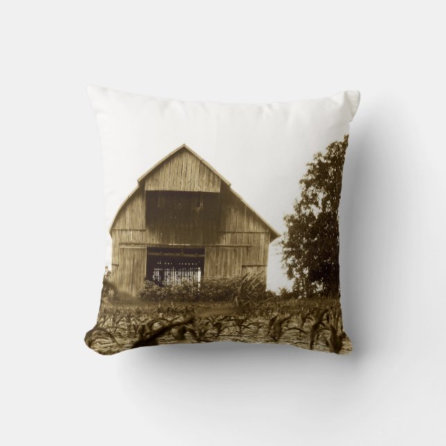 Coussin Vieille grange du Kentucky (Recto)