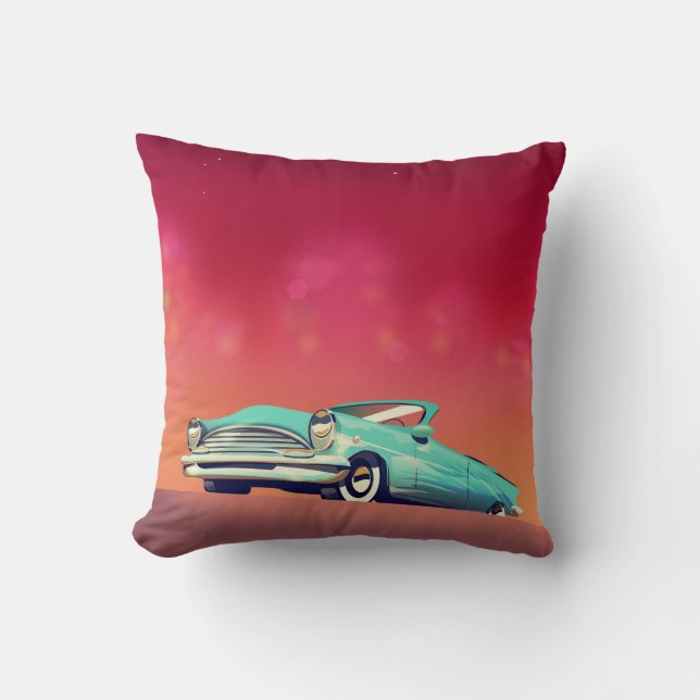 Coussin Vieille voiture de collection (Recto)