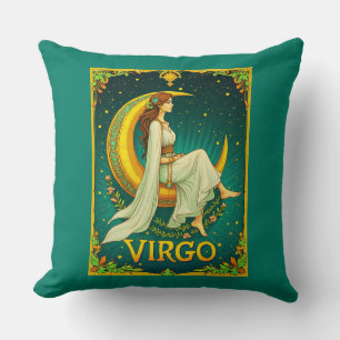Coussin Vierge assise sur un croissant de lune