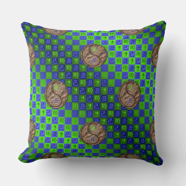 Coussin Vierge & Boeuf de Terre (Recto)