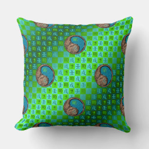 Coussin Vierge & Chien d'Eau