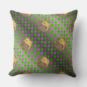 Coussin Vierge & Coq de feu