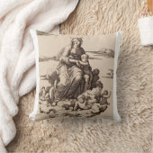 Coussin Vierge et Enfant dans les Nuages (Couverture)