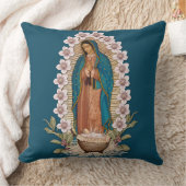 Coussin Vierge Guadalupe Catholique Noël bébé Jésus (Couverture)