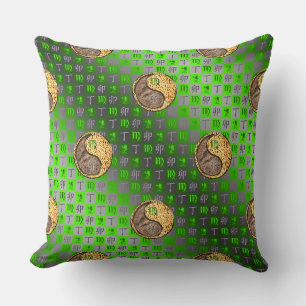 Coussin Vierge & Lapin de Feu