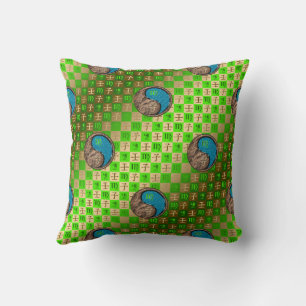 Coussin Vierge & Rat d'eau