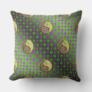 Coussin Vierge & Sanglier de Métal