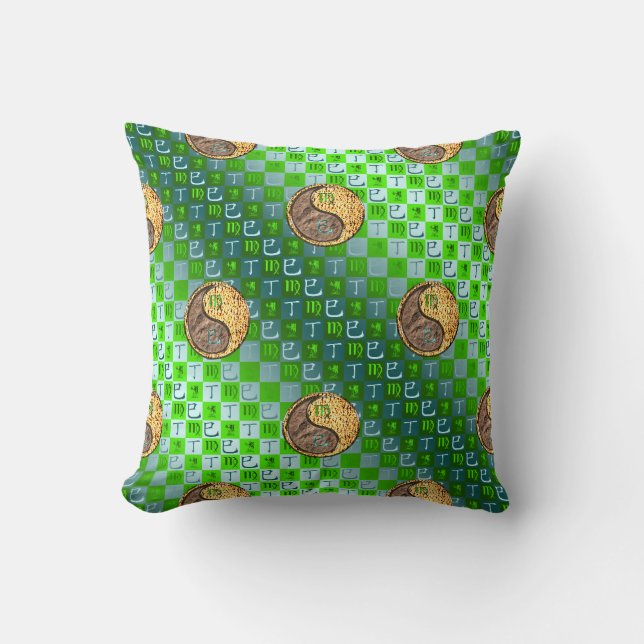 Coussin Vierge & Serpent de Métal (Recto)