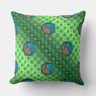 Coussin Vierge & Serpent d'eau