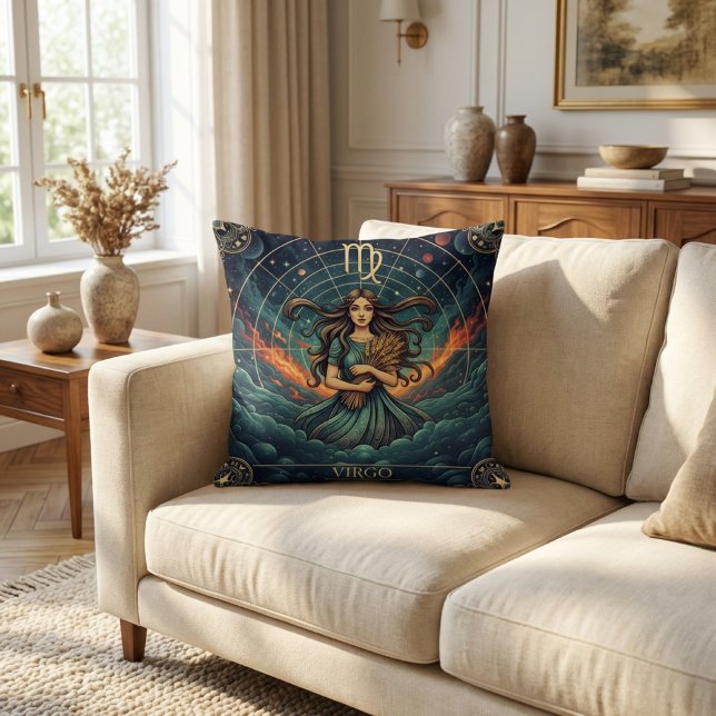 Coussin Vierge Zodiaque Céleste (Créateur téléchargé)