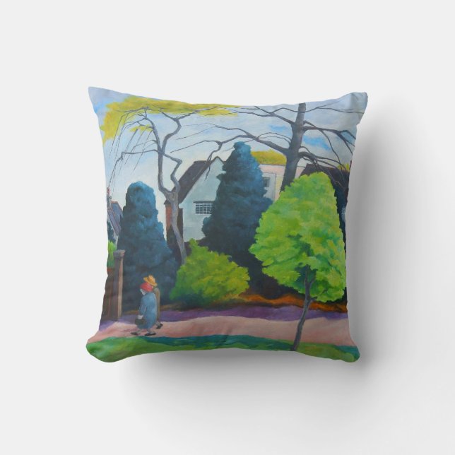 Coussin Vieux amis 1985 (Recto)
