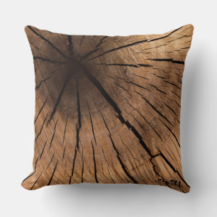 Coussin Vieux bois