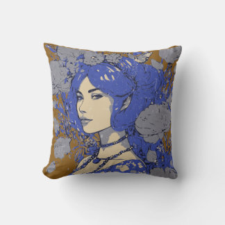 Coussin Vieux monde vintage