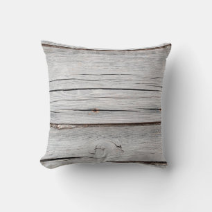 Coussin Vieux mur en planque gris texturéabstrait, backgro