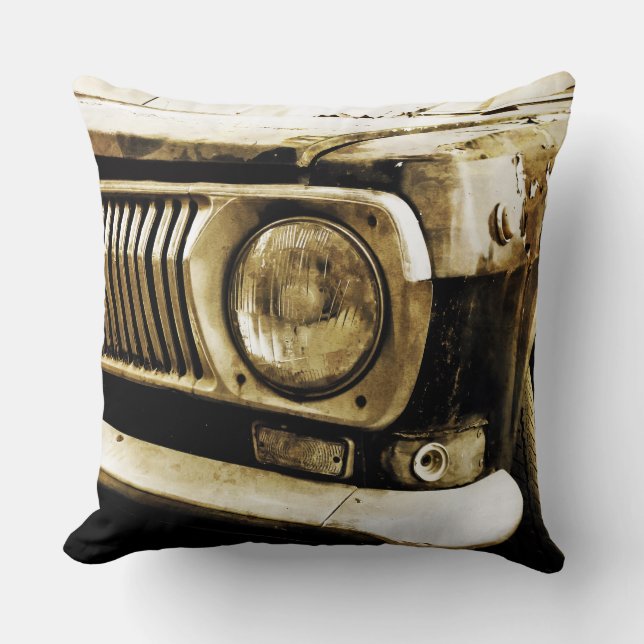 Coussin Vieux phare classique #2 de voiture (Recto)