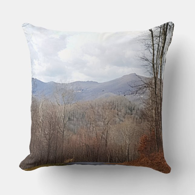 Coussin View in the Mountains (Recto)