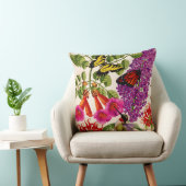 Coussin vigne de trompette, buisson papillon, baume d'abei (Chaise)