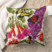 Coussin vigne de trompette, buisson papillon, baume d'abei (Couverture)