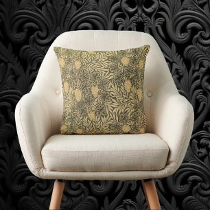 Coussin Vigne par William Morris, motifs textiles vintage