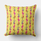 Coussin Vignes flamboyantes Été (Recto)