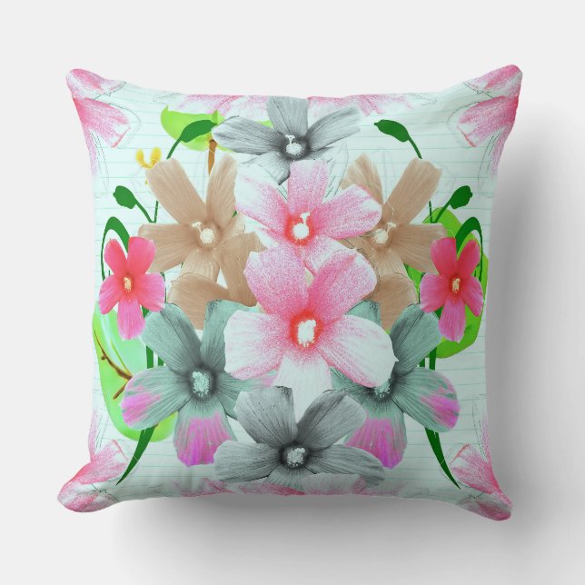 Coussin Vignette-Styled Floral Art Print (Recto)
