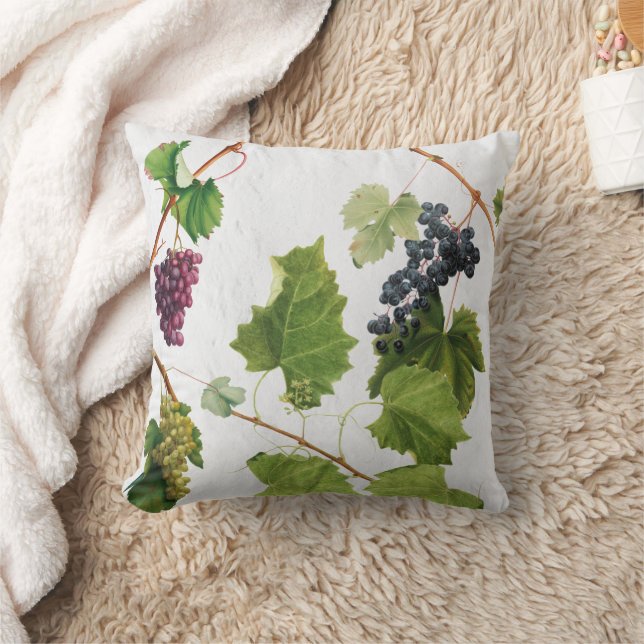 Coussin Vignoble de raisins Ile grecque méditerranéenne (Couverture)