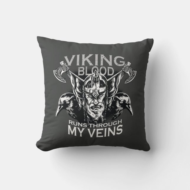 Coussin Viking Blood   (Recto)