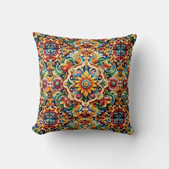 Coussin Villa mexicaine (Recto)