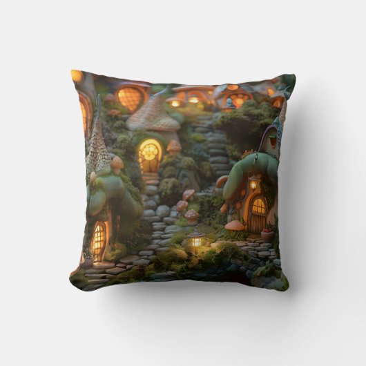 Coussin Village de Gnome (Recto)