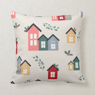 Coussin Village de Noël Holly Cute
