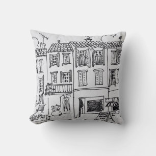 Coussin Village médiéval de Biot, France