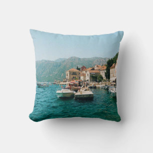 Coussin Ville côtière de Perast, Monténégro