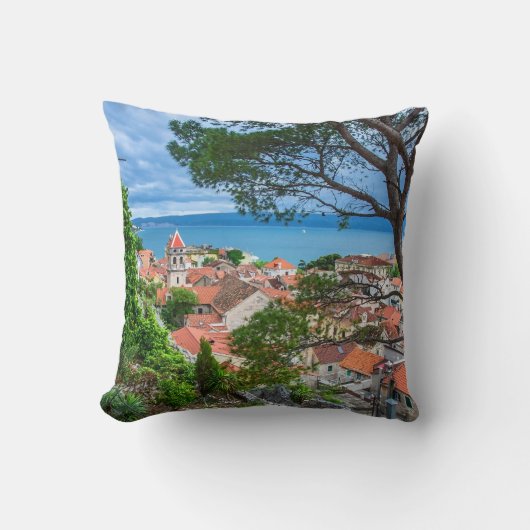 Coussin Ville croate d'Omis (Recto)