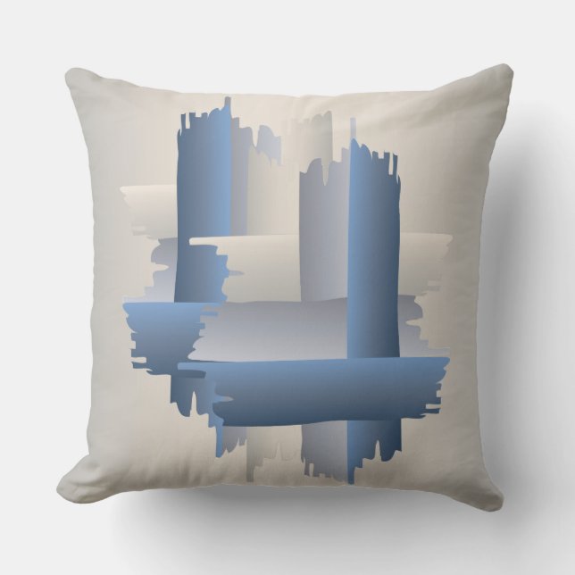 Coussin ville de briques de pierre (Recto)