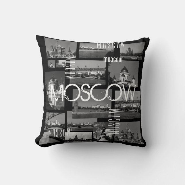 Coussin Ville de Moscou St Basil'architecture de la cathéd (Recto)
