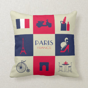 Coussin Ville d'Européen de Paris