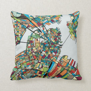 Coussin Ville Etats-Unis de Boston
